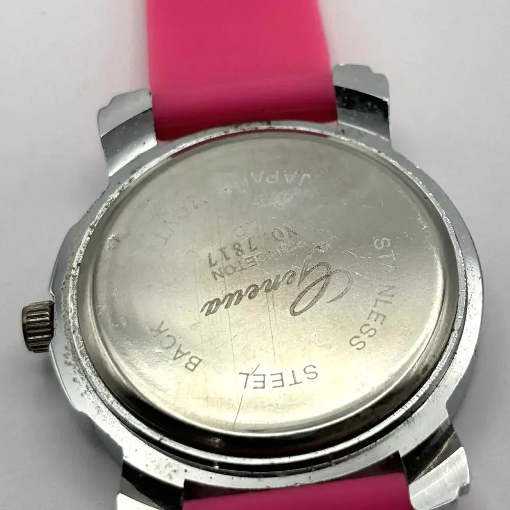 Pink Striped Men's Watch